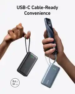 Anker Nano Power Bank 30W Built-In USB-C Cable
