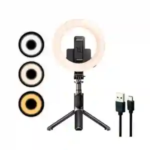 Yesido Selfie Stick With Wireless Ring Light Tripod - SF12
