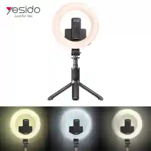 Yesido Selfie Stick With Wireless Ring Light Tripod - SF12